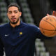 Apr 21, 2024; Milwaukee, Wisconsin, USA; Indiana Pacers guard Tyrese Haliburton (0) warms up before game one of the first round for the 2024 NBA playoffs against the Milwaukee Bucks at Fiserv Forum. Mandatory Credit: Benny Sieu-USA TODAY Sports