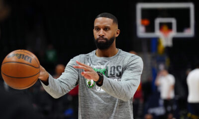 Mar 7, 2024; Denver, Colorado, USA; Boston Celtics assistant coach Charles Lee before the game against the Denver Nuggets at Ball Arena. Mandatory Credit: Ron Chenoy-USA TODAY Sports