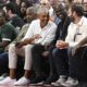 Barack Obama at USA basketball game