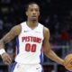 Ron Holland dribbling Detroit Pistons